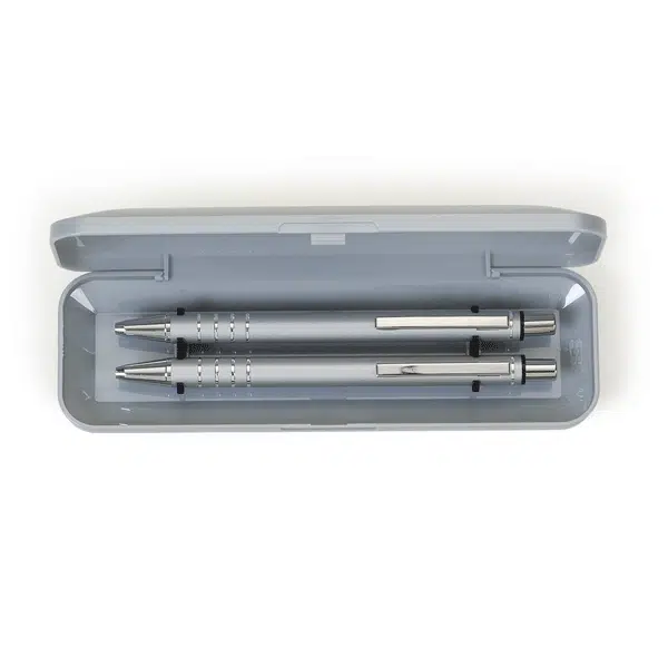 Conjunto de caneta esferográfica com lapiseira