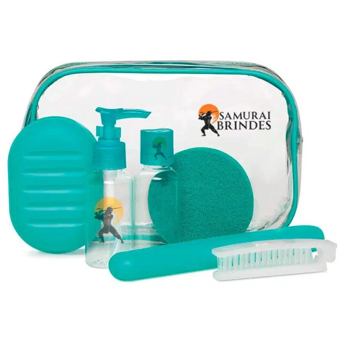 Kit de higiene pessoal para viagem