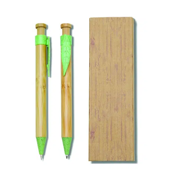 Kit caneta e lapiseira ecológica