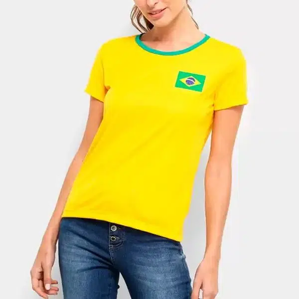 Camiseta Feminina Torcida do Brasil