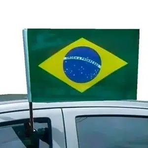 Bandeiras Plásticas do Brasil com suporte para carro-2