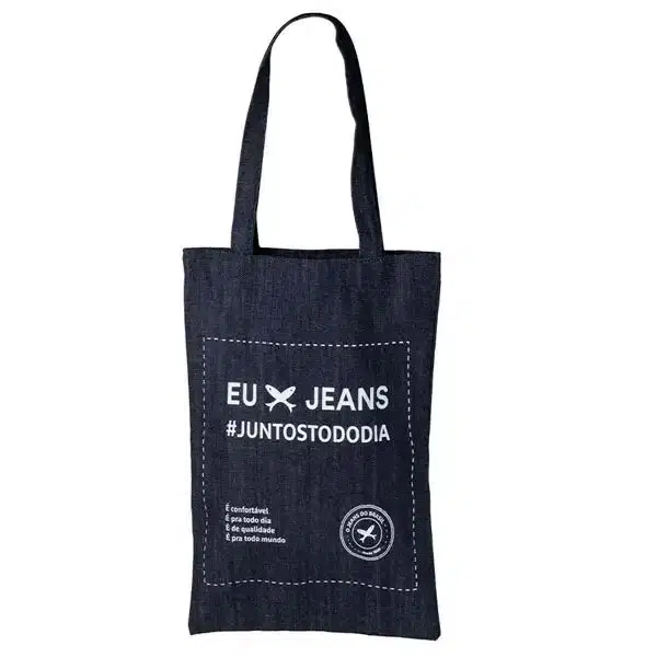 Ecobag Jeans Bordada