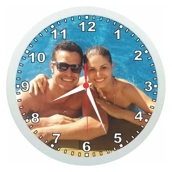 Relógio De Parede Personalizado Com Sua Foto