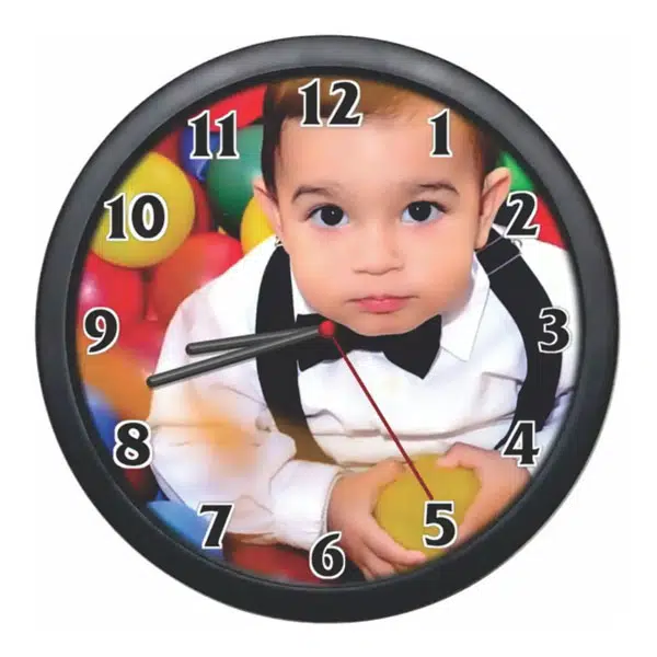 Relógio Parede Personalizado Com Logo Imagem ou Foto