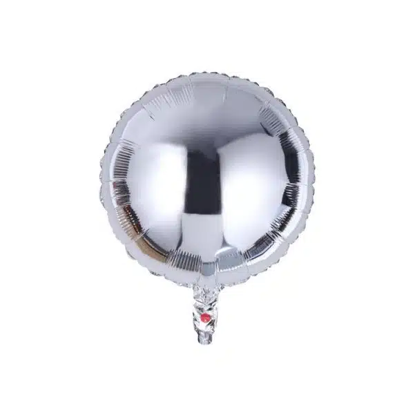 Balão Metalizado Prateado Personalizado