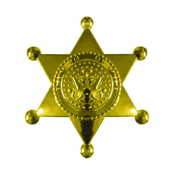 Broche Estrela Xerife Personalizado