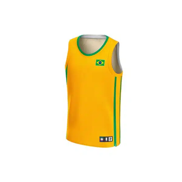 Camiseta Regata Seleção Brasileira Torcedor Personalizada