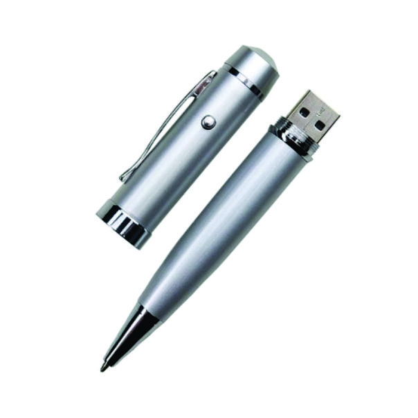 Caneta Pen Drive Metálica Personalizada