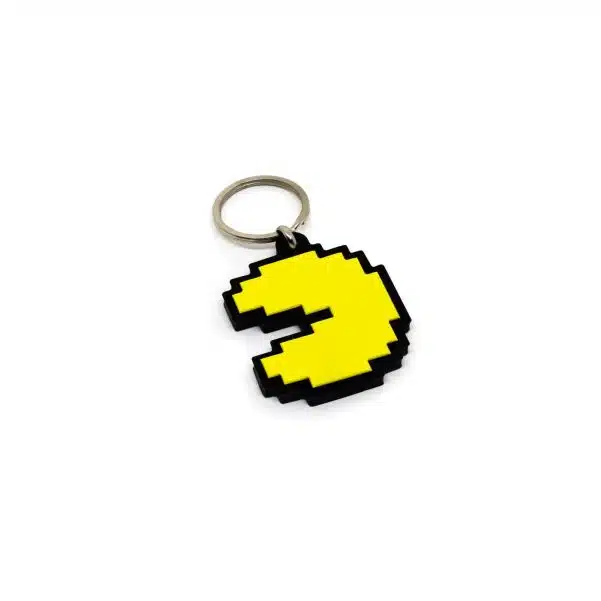 Chaveiro Emborrachado Pac-Man Brinde