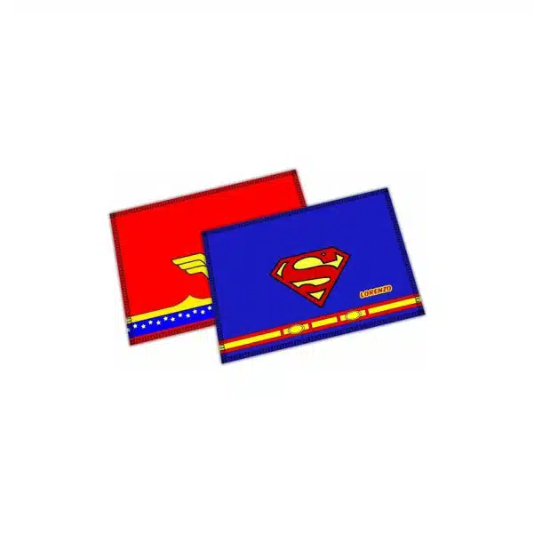Jogo Americano Personalizado Superman e Mulher Maravilha