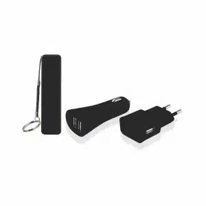 Kit Carregador Portátil USB e Micro USB