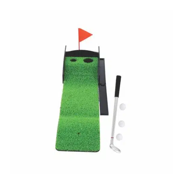 Kit De Golfe De Mesa Putting Green Mini Presente De Escritório