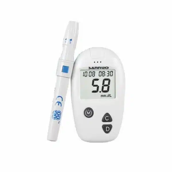Glicômetro Teste De Diabetes Tiras De Teste De Monitor De Açúcar No Sangue Lancetas