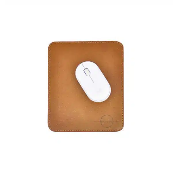 Kit Escritório de Couro Mouse Pad Personalizado