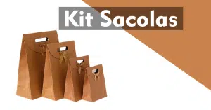 Kit Sacolas Personalizadas