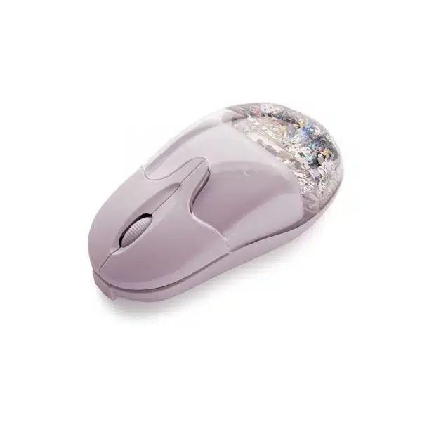 Mouse Sem Fio Glitter Personalizado