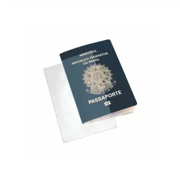 Porta Passaporte em PVC Cristal Transporte