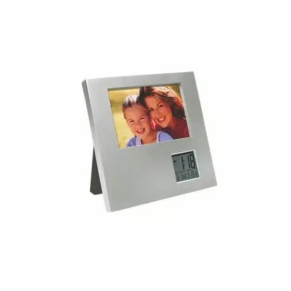 Relógio de Mesa e Porta Retrato Digital Personalizado