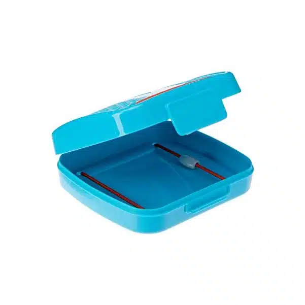 Porta Cotonetes Crippa Azul Turquesa Personalizado